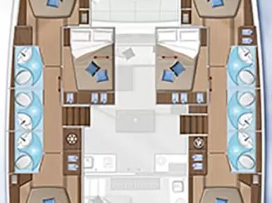 Lagoon Lagoon 50 charter bareboat or captained in  Alimos