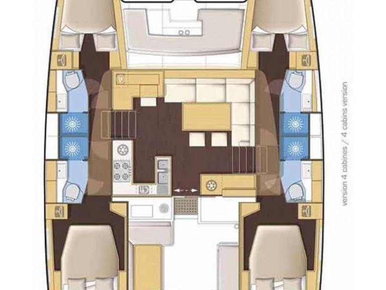 Catamaran rental in Neo Klima - Lagoon Lagoon 46