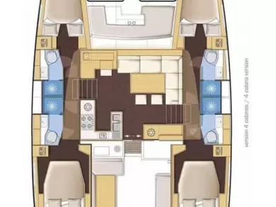 Catamaran rental in Neo Klima - Lagoon Lagoon 46