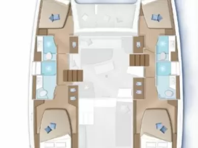 Lagoon Lagoon 42 charter bareboat or captained in  Ao Po