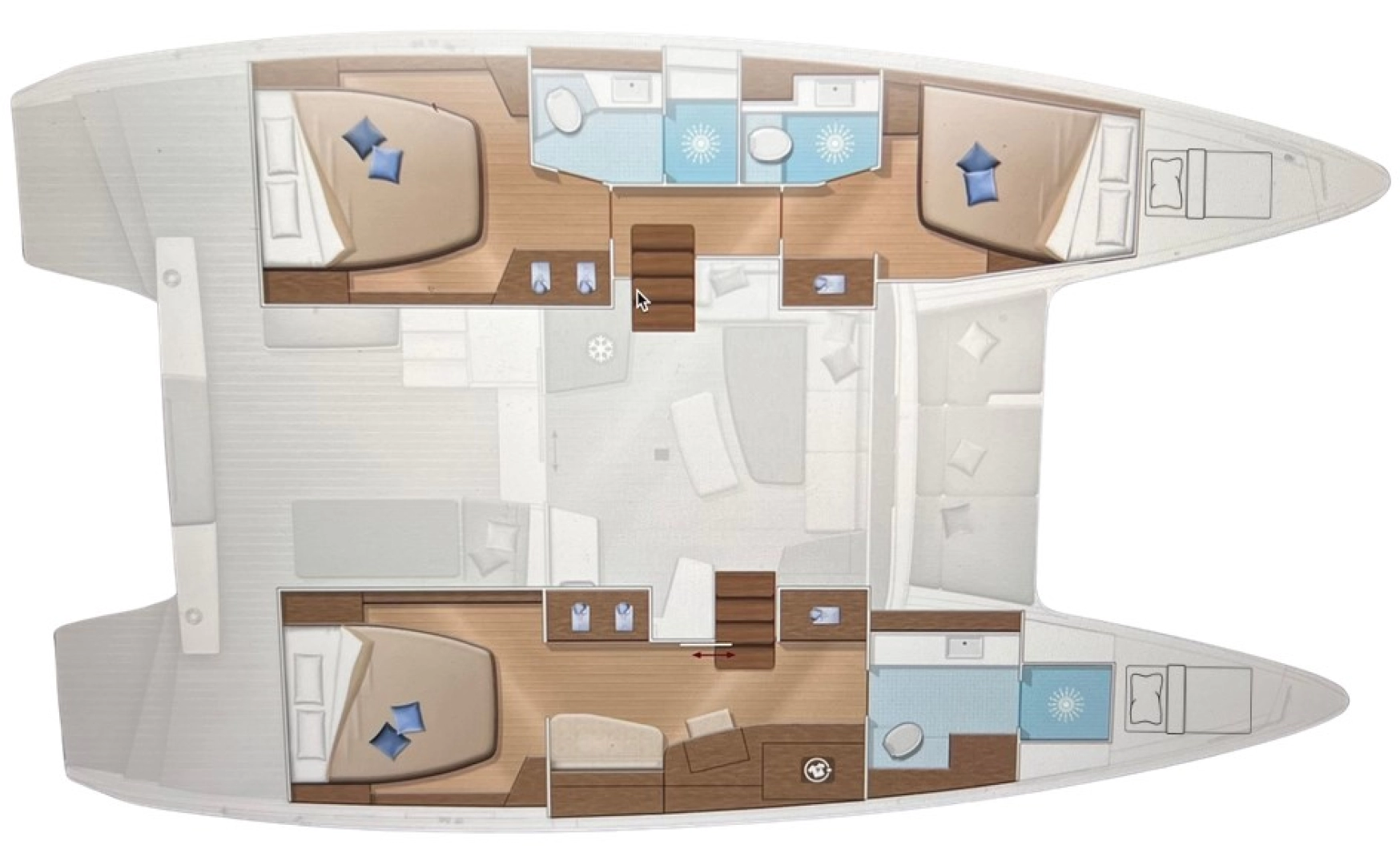 Catamaran rental with or without captain Lagoon Rogoznica