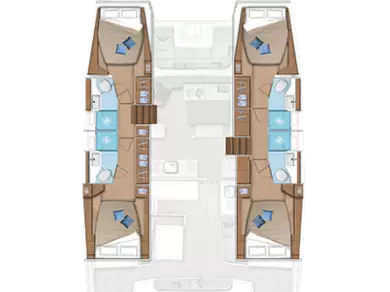 Catamaran rental with or without captain Lagoon Rogoznica