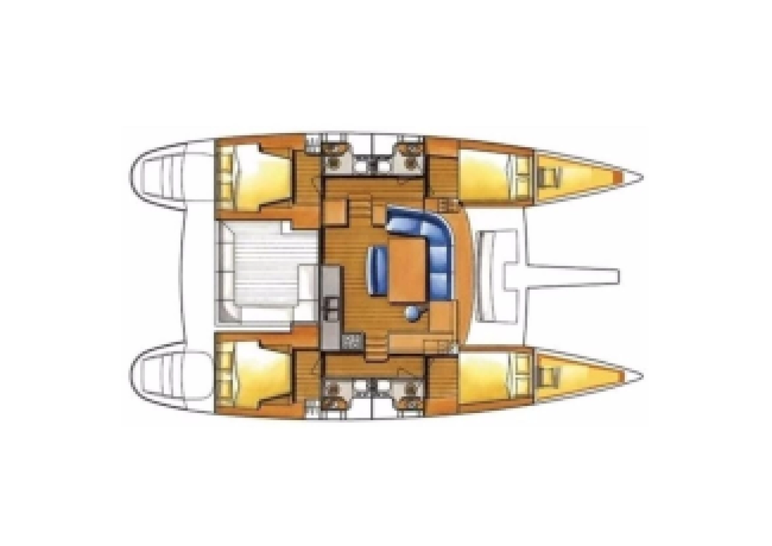 Bareboat Rental Catamaran Lagoon with a boat licence