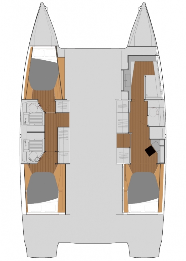 Catamaran rental with or without captain Fountaine Pajot Toulon