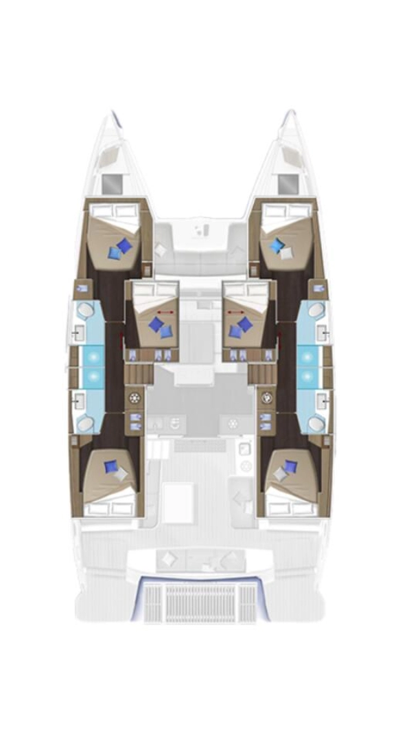 Catamaran rental in El Gouna - Lagoon Lagoon 51