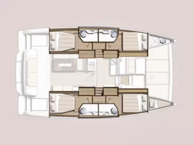 Bali Bali 4.2 charter bareboat or captained in  Préveza