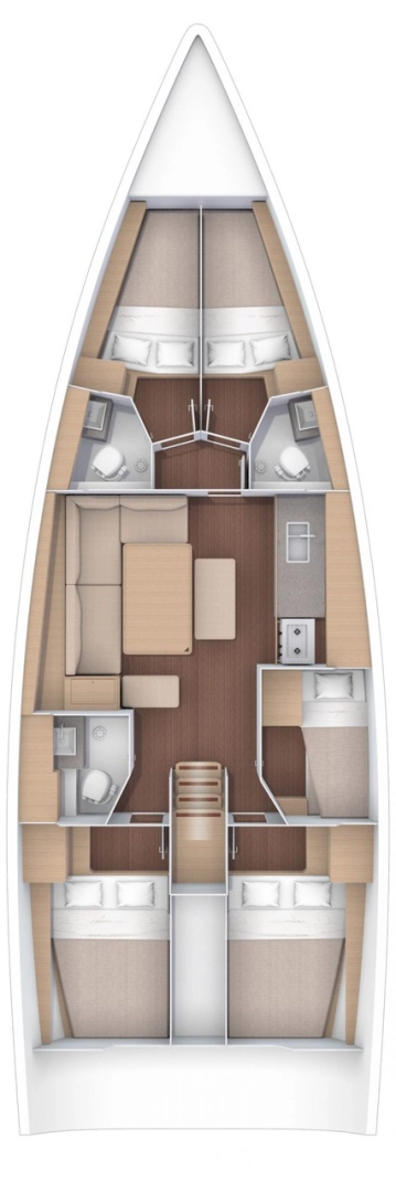 Sailboat rental in Préveza - Dufour Dufour 460 Grand Large