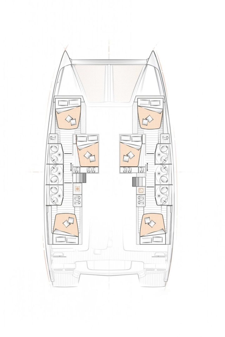 Catamaran rental in Seget Donji - Excess Excess 15