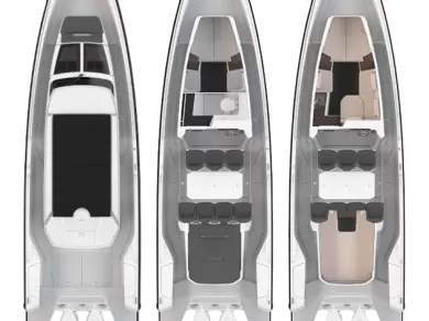 Bareboat Rental Motorboat Axopar with a boat licence