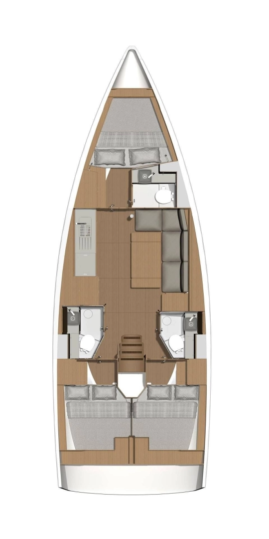 Sailboat rental with or without captain Dufour Palermo