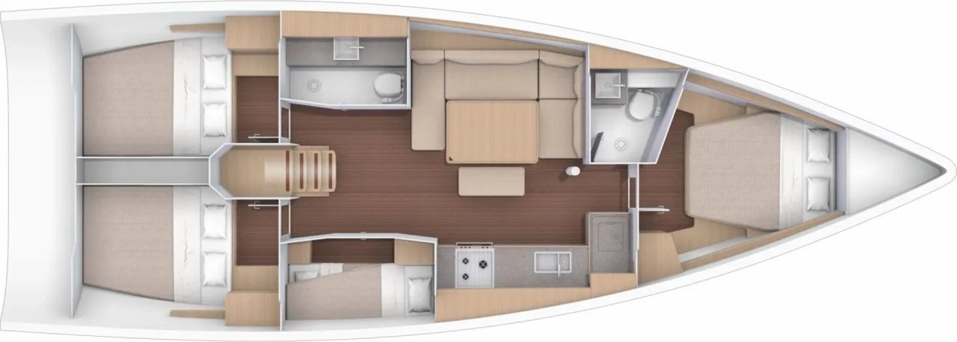 Sailboat rental with or without captain Dufour Procida