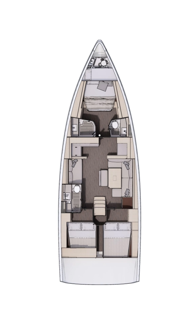 Dufour Dufour 470 charter bareboat or captained in  Cagliari