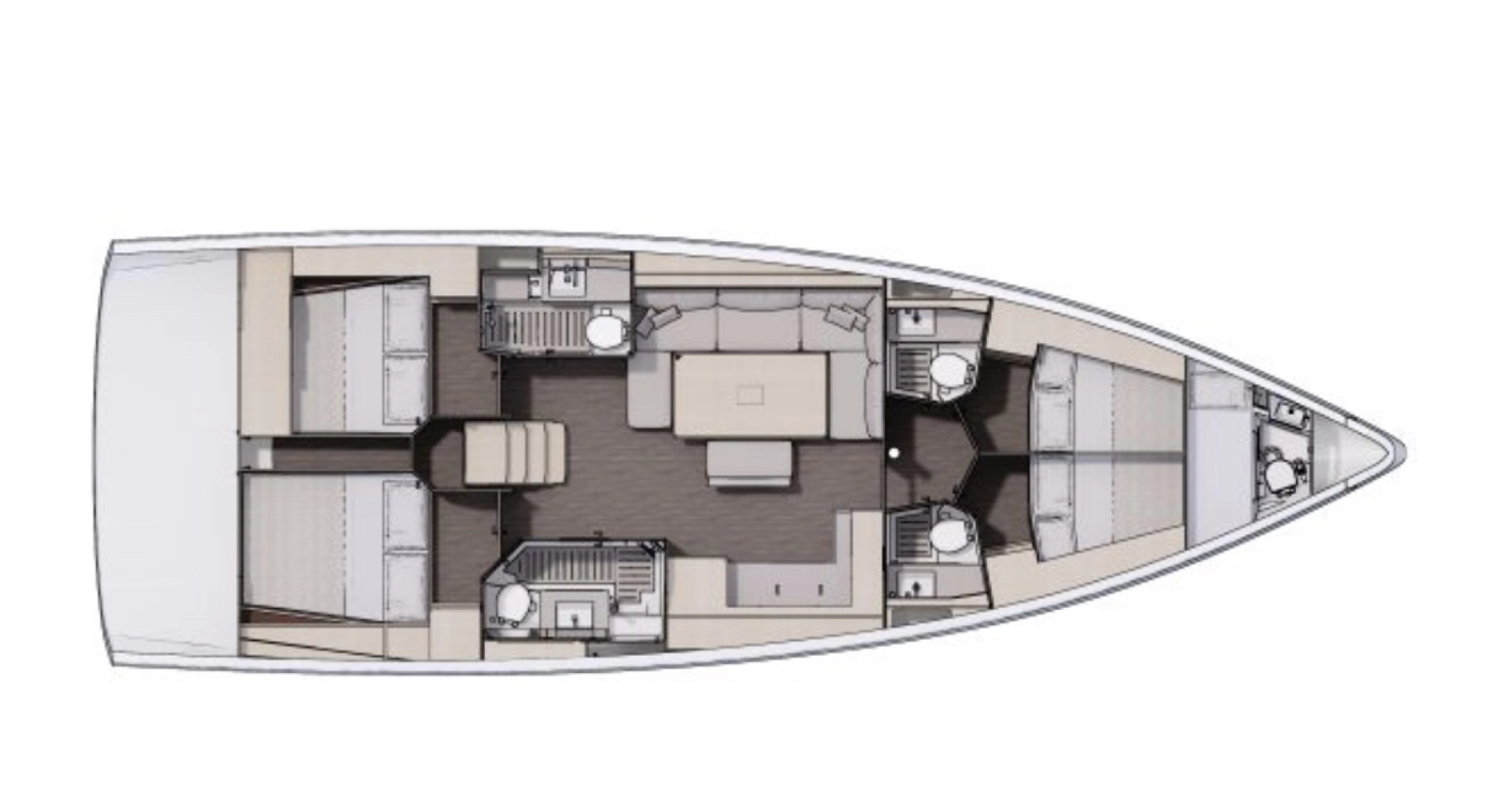 Sailboat rental with or without captain Dufour Palermo