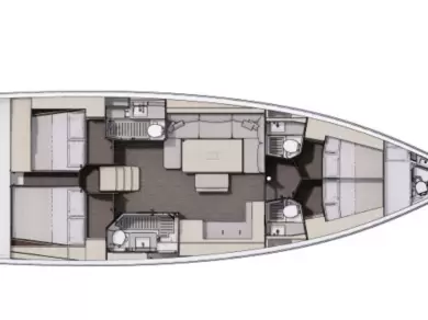 Sailboat rental with or without captain Dufour Palermo