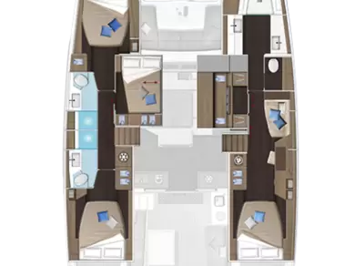 Catamaran rental with or without captain Lagoon Pula