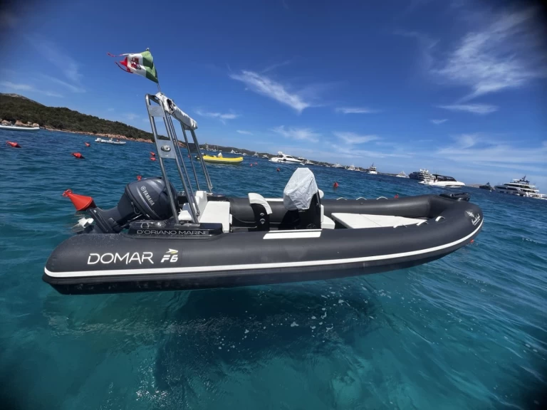 Yacht charter Arzachena cheap DOMAR F6 NERO