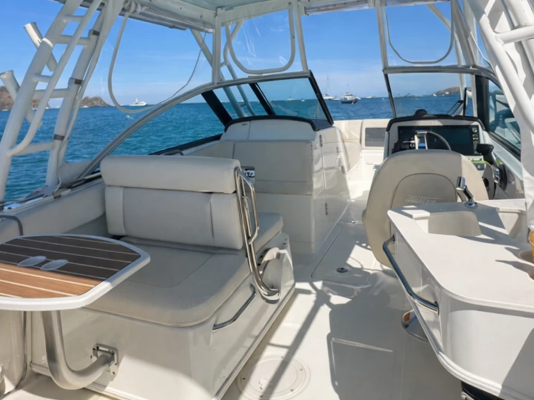 Bareboat Rental Motorboat Boston Whaler with a boat licence