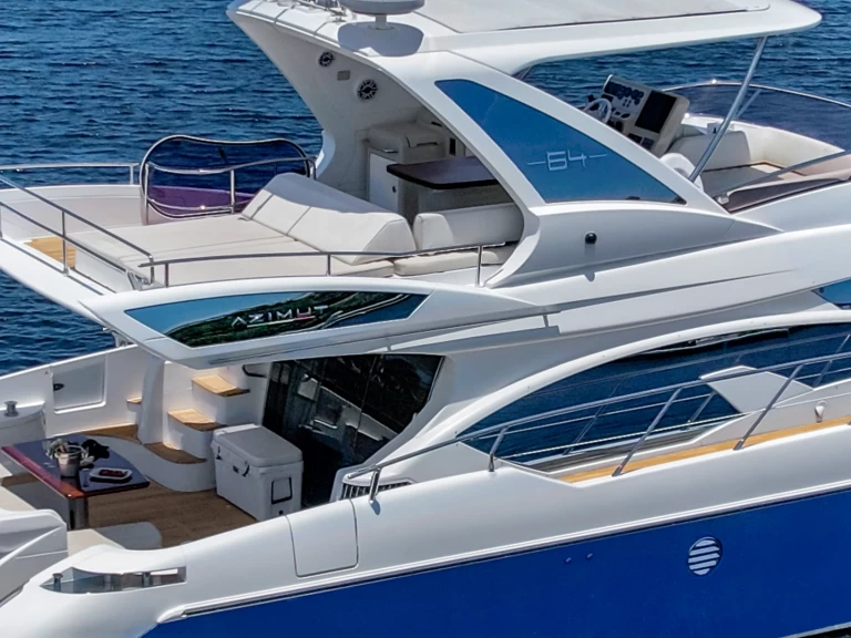 Bareboat Rental Luxury Yacht Azimut with a boat licence