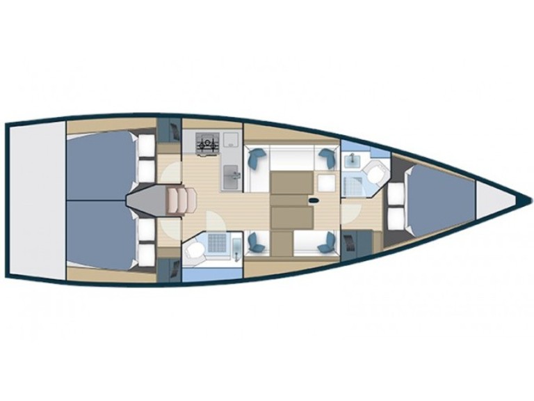 More Boats More 40 charter bareboat or captained in  Salivoli