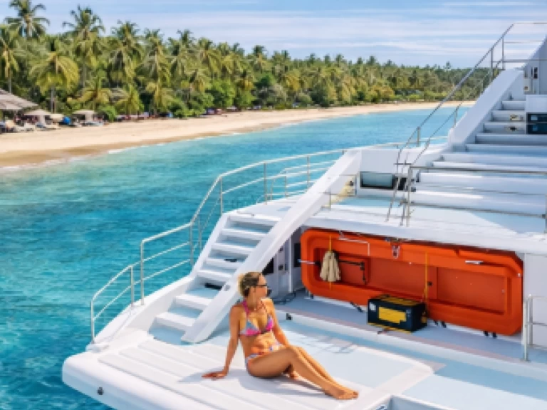 Yacht charter Coco Bay cheap 62 FT Trimaran