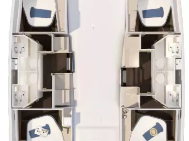 Bareboat Rental Catamaran Fountaine Pajot with a boat licence