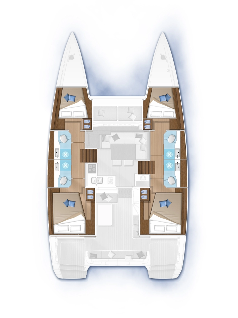 Catamaran rental in Trogir - Lagoon Lagoon 40