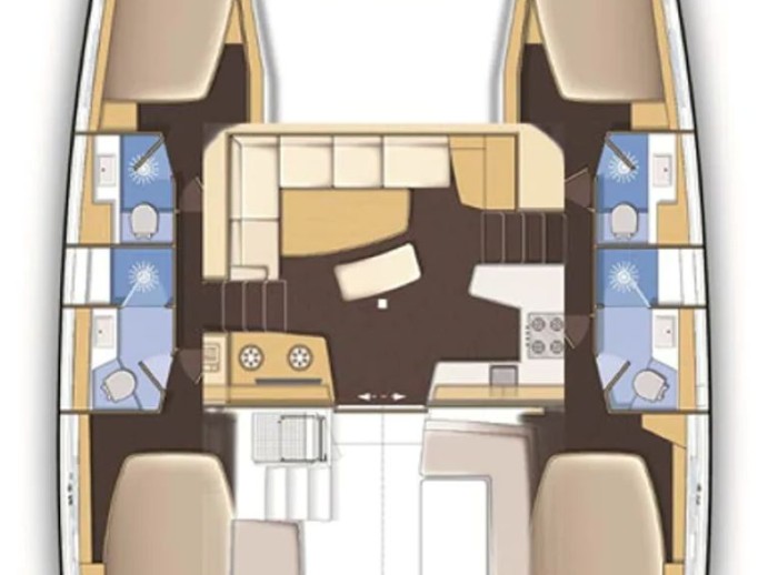 Bareboat Rental Catamaran Lagoon with a boat licence