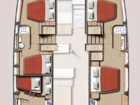 Yacht charter Trogir cheap Bali 5.2 - 5 + 2 cab.