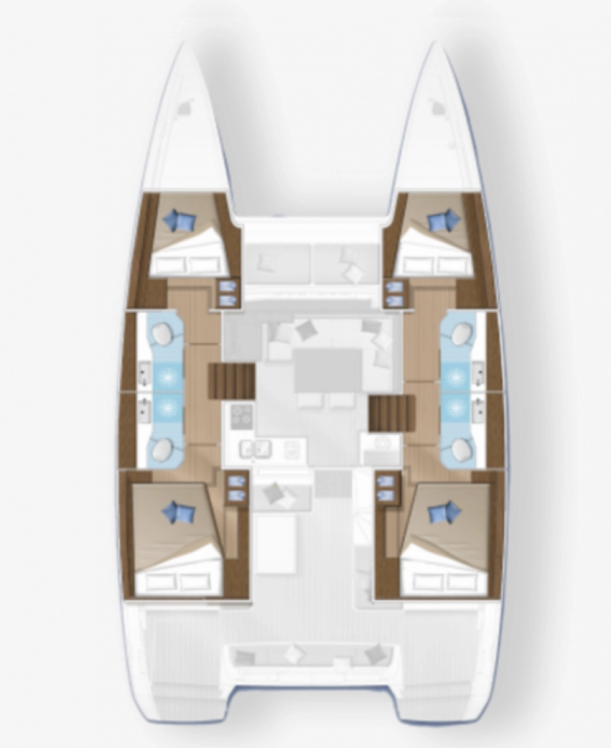 Lagoon Lagoon 40 charter bareboat or captained in  Fethiye