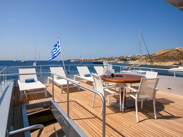 Luxury Yacht for rent Ornos at the best price