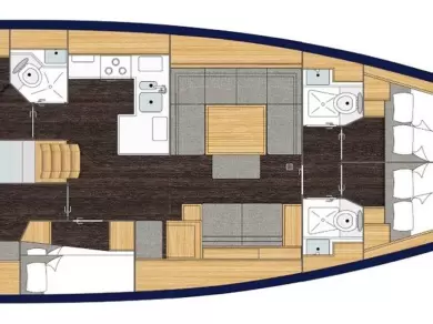 Yacht charter Split cheap Bavaria C50