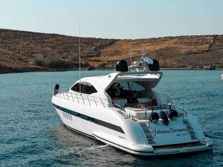 Bareboat Rental Luxury Yacht Mangusta with a boat licence