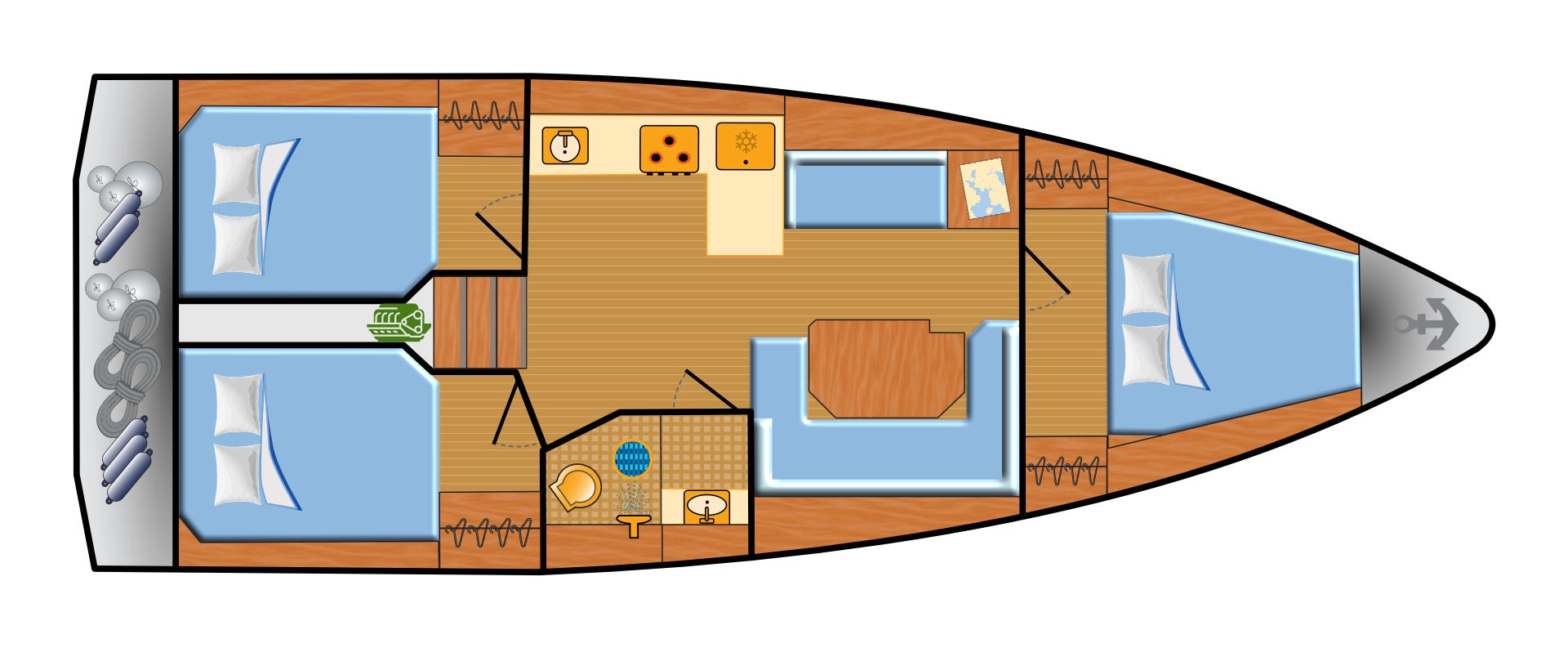 Sailboat rental in Palma de Mallorca - Bavaria Bavaria C38