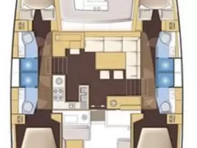 Bareboat Rental Catamaran Lagoon with a boat licence