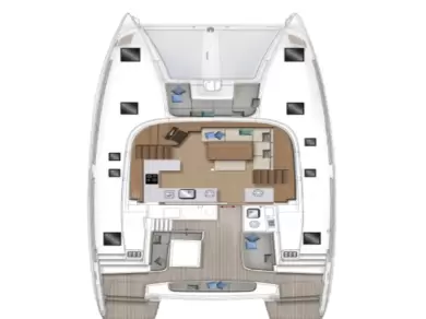 Lagoon Lagoon 46 charter bareboat or captained in  Göcek