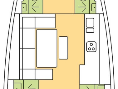 Rent a Dufour Dufour 460 Grand Large Seget Donji