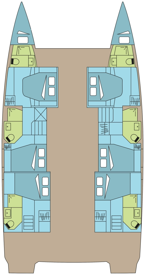 Catamaran for rent Pozzuoli at the best price