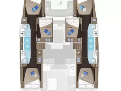 Bareboat Rental Catamaran Lagoon with a boat licence