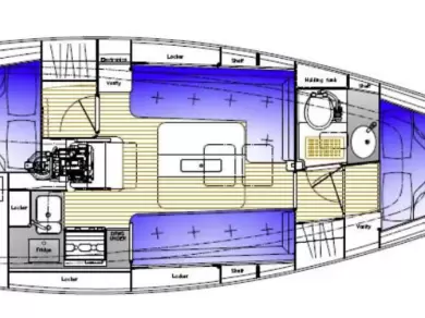 Boat rental Kavi Yacht Kavi 9 in Pula on Samboat