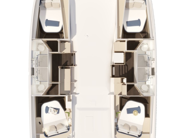 Fountaine Pajot Fountaine Pajot FP 44 Quatuor - 4 + 2 cab. in Alimos on SamBoat