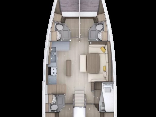 Bénéteau Oceanis 52 - 6 cab. charter bareboat or captained in  Gouvia