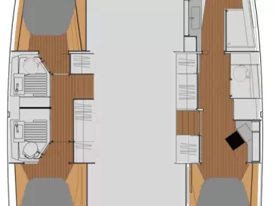 Catamaran rental in Annapolis - Fountaine Pajot Astrea 42