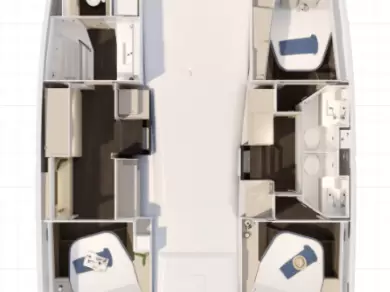 Bareboat Rental Catamaran Fountaine Pajot with a boat licence