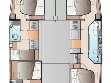 Catamaran rental in Frenchtown - Fountaine Pajot Fountaine Pajot FP 48 Quintet 5