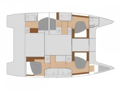 Fountaine Pajot Saona 47 charter bareboat or captained in  Ao Po