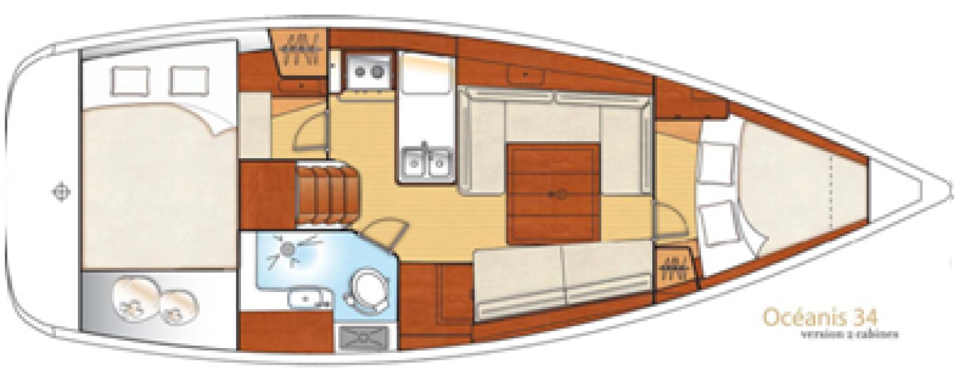 Sailboat rental in San Vincenzo - Bénéteau Oceanis 34