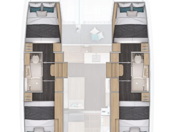 Yacht charter Jezera cheap Lagoon 38 - 4 cab.