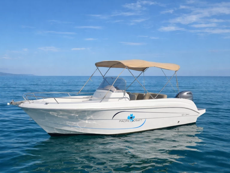 Motorboat rental with or without captain Pacific Craft Antibes