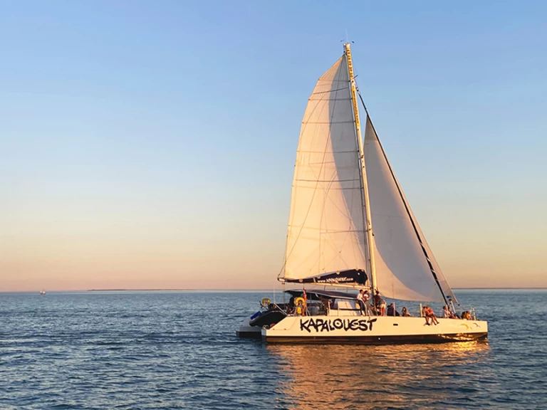 Catamaran rental with or without captain Naval Force 3 Les Minimes