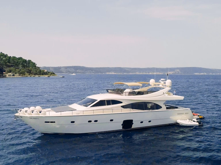 Ferretti Ferretti 780 charter bareboat or captained in  Split